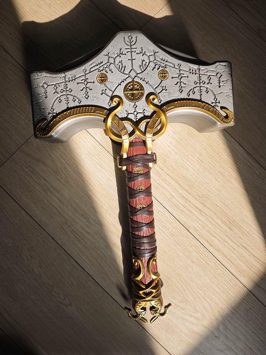 移除标签项目： God of War Thor Hammer Replica God of War Thor Hammer Replica